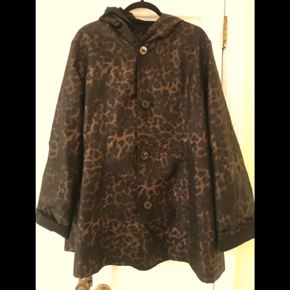 Leopard Raincoat